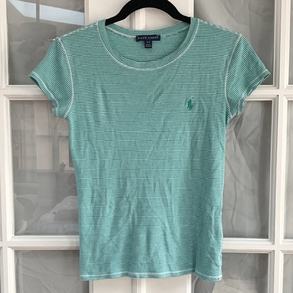 Ralph Lauren Striped Roundneck Short Sleeve T-Shirt